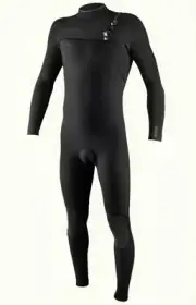 O'NEILL Men's 4/3+ HYPERFREAK CZ Wetsuit - BLK/BLK - Small - NWT - LAST ONE LEFT