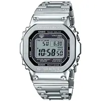 在飛比找momo購物網優惠-【CASIO 卡西歐】G-SHOCK 太陽能藍牙電波錶-銀 