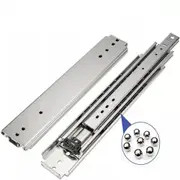 2x Locking Drawer Slides 125KG Heavy Duty Runners Trailer Draw Slide