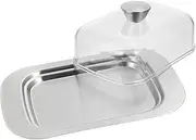 UTHCLO 1pc Butter Dish with Lid Elegant Food Container for Kitchen Parties Tableware Storage Box for Butter Cheese