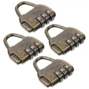 4Pcs Vintage Combination Lock For Jewelry Box Cabinet Protection