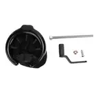 (Black)Motocycle Cup Stand Cup Holder Portable Foldable Collapsible For Cycling