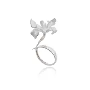 Culturesse Bloom Artisan Adjustable Open Ring Women's Jewellery Sterling Silver