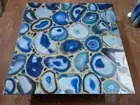 30" Luxurious Agate Stone Center Coffee Table Top For Farmhouse Hotel Room Decor