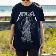 Retro Metallica T-shirt, and Justice for All Metallic Band Rock Tee Gift for Fan