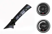 SAAS pillar pod boost/vacuum voltmeter gauges for Nissan Navara D23 NP300