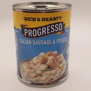 2 Cans Progresso Italian Sausage & Potato Soup 18.5 Oz Can Gluten Free