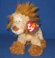 TY GROOWWL the LION BEANIE BABY - MINT with MINT TAG
