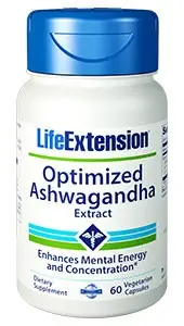 Life Extension Optimised Ashwagandha Extract 60 VCaps