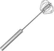 Semi-Automatic Rotary Egg Beater Stainl Steel Hand-held Household Non-Electric Bl Cream Multicolor686 One Size