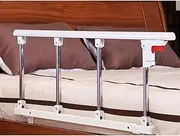 Bed Railing Foldable Safety Bed Rail Steel Bed Assist Bar Medical Assist Railing for Elderly Adults Portable Bed Assist Rail