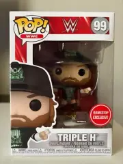 Funko Pop! WWE #99 Triple H GameStop Exclusive with Protector