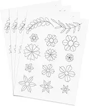 BELLIFFY 4pcs Quilling Tool Set for Paper Quilling Easy to Use Positioning Setting Sheet