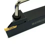MGEHR25 25mm Lathe Cut-Off Grooving Parting Tool Holder+ 10pcs MGMN250-M Insert