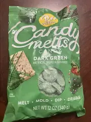 Wilton DARK GREEN Candy Melts Mold Dip Drizzle, Cake Pops Sweets Decoration 12oz