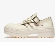 Converse CTAS LUGGED HEEL MJ OX women Shoes A10617C EGRET/EGRET/GOLD