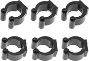 FDXGYH Billiards Snooker Cue Locating Clip 6 Pcs Plastic Holder Cue Clips Fishing Rod Storage Clips for Storage, Black