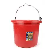Fortiflex Flat-Back Bucket 3.5 Gal Red