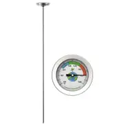 50cm Stainless Steel Compost Soil Thermometer Celsius Measuring Garden 40-180
