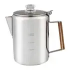 Stainless Steel Coffee Percolator 9 Cup Coffee Maker with Clear Top Glass Knob