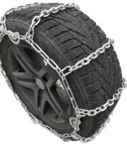 Snow Chains 245/75R-17, 245/75-17 LT 7mm Square Boron Alloy Tire Chains with