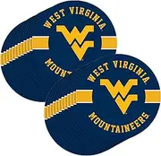 P. Graham Dunn, Game Day Celebration, Support Your Team, Alma Mater, 4 x 4 Inch, Absorbent Paperboard Coasters, 2 Pack, West Virginia University School