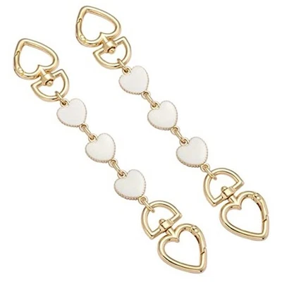 Bag Extender Chain Purse Strap Extender Purse Replacement Strap Chain White