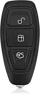 Keylessbest Replacement for 2015 2016 2017 2018 2019 Ford Focus w Manual Key Fob Remote Control KR5876268+ 3 Buttons 434MHz