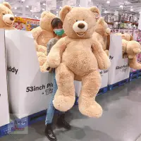 在飛比找露天拍賣優惠-上海開市客代購正版costco大熊美國巨熊超大號毛絨泰迪熊玩