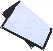 Happyyami Projection Screen for Indoor Outdoor Use Easy Setup with Hooks Rope for Camping and Home Theater Viewing