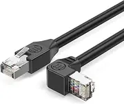 Cat5e Networking Cord with Angled 45 Connectors Flexible Cat5e Ethernet Networking Cable for Tight Space Electronics