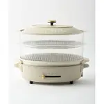 【日本直送】 BRUNO OVAL HOT PLATE 橢圓形電熱盤 BOE053 替換烤盤 條紋燒烤盤 分離式雙層蒸籠