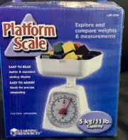 LEARNING RESOURCES PLATFORM SCALE 5KG/11 LB.