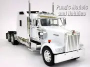 Kenworth W900 Sleeper Truck Cab 1/32 Scale Diecast Model by Newray - WHITE