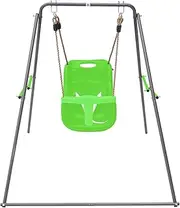 Lifespan Kids Bobcat 2 Foldable Baby Swing Childrens Swing Outdoor Kids Play