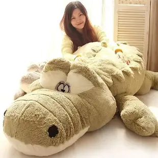 【樂嫚妮】療癒軟絨毛鱷魚抱枕150公分