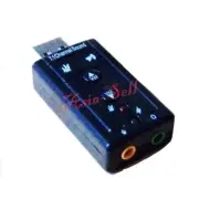 Sound Card 7.1 External Computer USB 2.0 Audio Adaptor Speaker Microphone Driver