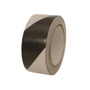 JVCC Hazard Warning Tape (HZ-8): 2 in. x 36 yds. (Black with White stripes)