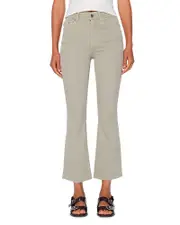 DL1961 Bridget Bootcut High Rise Instasculpt Crop Jeans in Dried Sage
