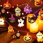 Pumpkin Spider Ghost LED String Light Halloween Outdoor Party Garland Decoration