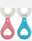Baby Toddler Training Toothbrush, 2 Pieces, U Shaped Teether New