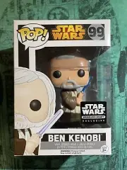 Funko POP! Star Wars 99 Ben Kenobi Smuggler’s Bounty Exclusive w/Protective Case