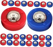 Gatuida Tabletop Shuffleboard Game Essentials 32pcs Rollers Mini Balls and Accessories for Family Sports