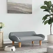 Dog Bed Light Grey 70x40x24 cm Fabric,Dog Beds 4.7KG-171946