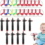 Flying Saucer Toy, Flying Propeller Spinner, Colorful Educational Kids Indoor Outdoor Games for Party Favors Children Teens Birthday Festival