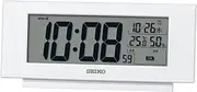 Seiko SQ794W Alarm Clock, Digital Radio, White Pearl, 3.0 x 6.9 x 1.5 inches (77 x 174 x 38 mm), Comfortable Environment