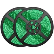 32.8ft Green LED Strip Lights, Waterproof IP65 Led Strip SMD2835 Dimmable 600...