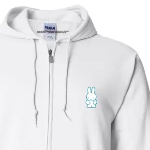 【新品獨家】秋冬必備 MIFFY 氣球 米飛兔 連帽外套 白色 外套 吉爾登 GILDAN 米菲正版授權