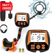Metal Detector Waterproof High Accuracy 10'' Depth Pinpoint Disc Notch Modes