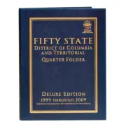 Fifty States + D.C. & Territories Commemorative Quarter Folder -Official Whitman